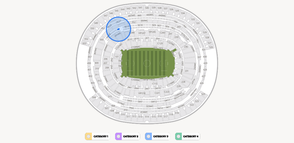 SoFi Stadium Seating Chart