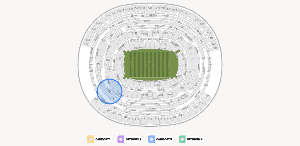 SoFi Stadium Seating Chart