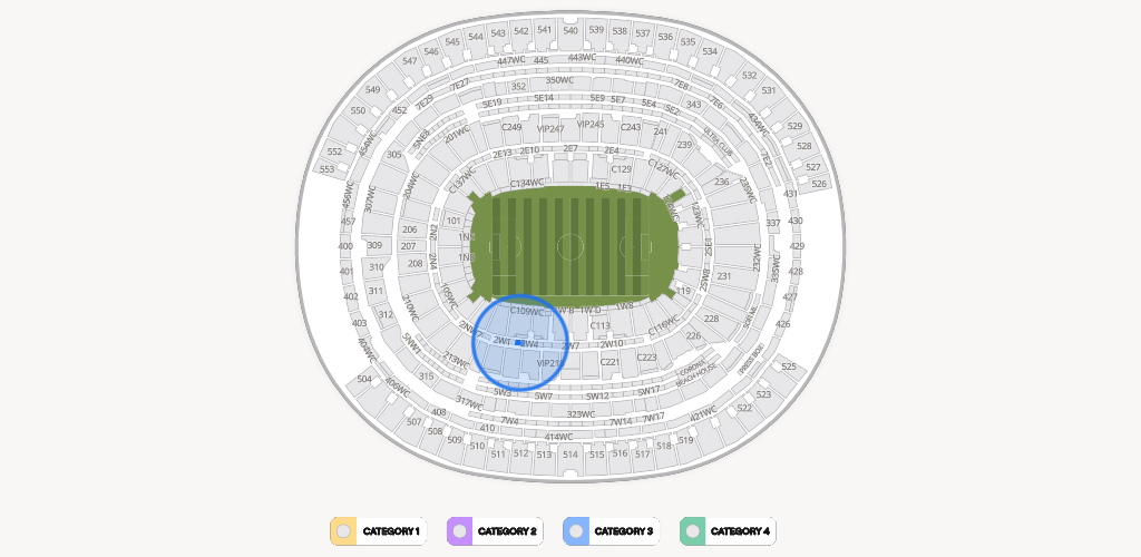 SoFi Stadium Seating Chart