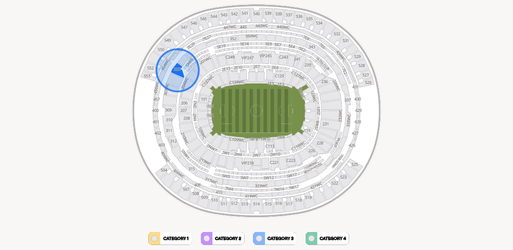 SoFi Stadium Seating Chart