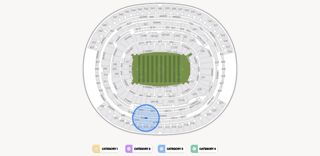 SoFi Stadium Seating Chart