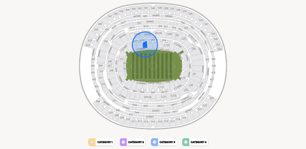 SoFi Stadium Seating Chart
