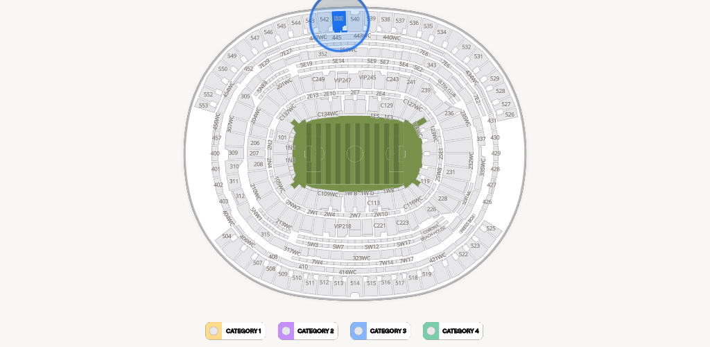 SoFi Stadium Seating Chart