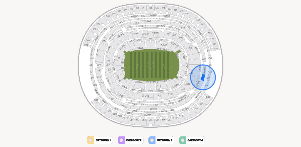 SoFi Stadium Seating Chart