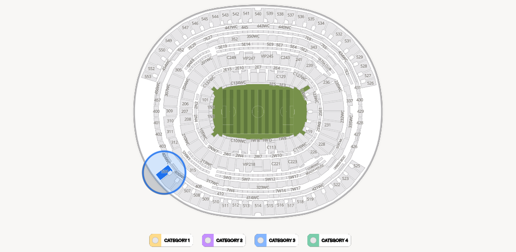 SoFi Stadium Seating Chart