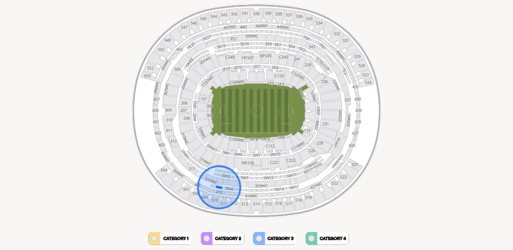 SoFi Stadium Seating Chart