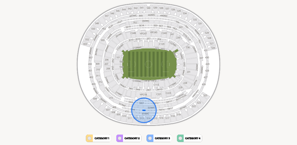 SoFi Stadium Seating Chart