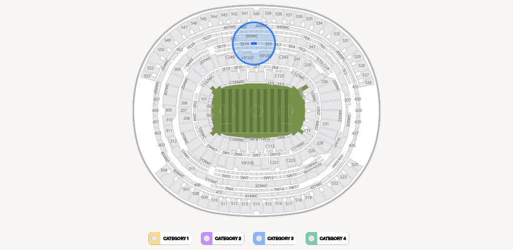 SoFi Stadium Seating Chart