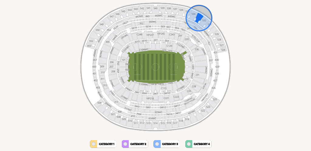 SoFi Stadium Seating Chart