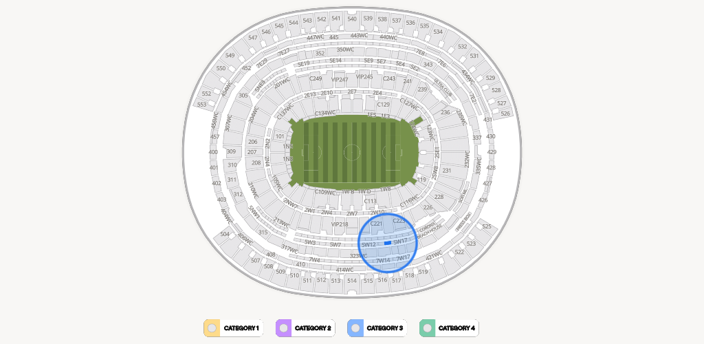 SoFi Stadium Seating Chart