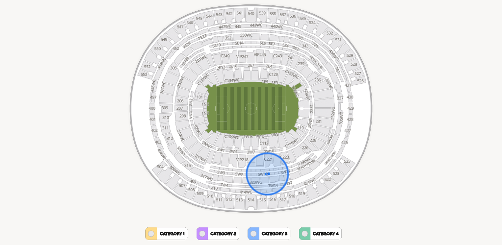 SoFi Stadium Seating Chart