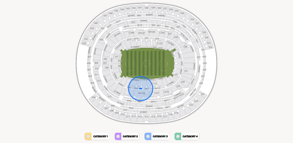 SoFi Stadium Seating Chart