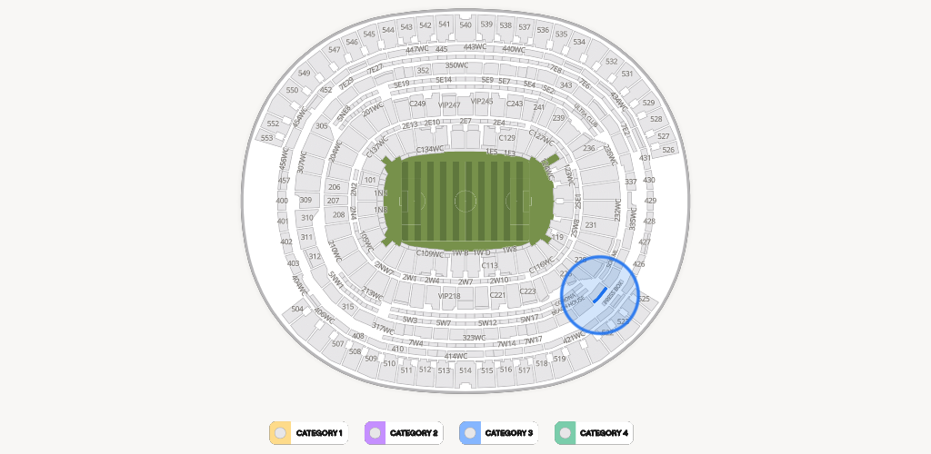 SoFi Stadium Seating Chart