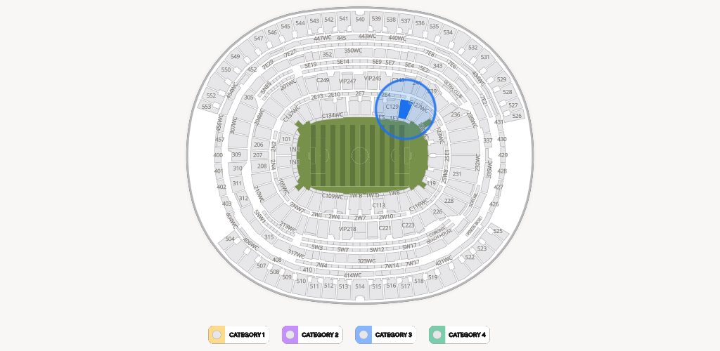 SoFi Stadium Seating Chart