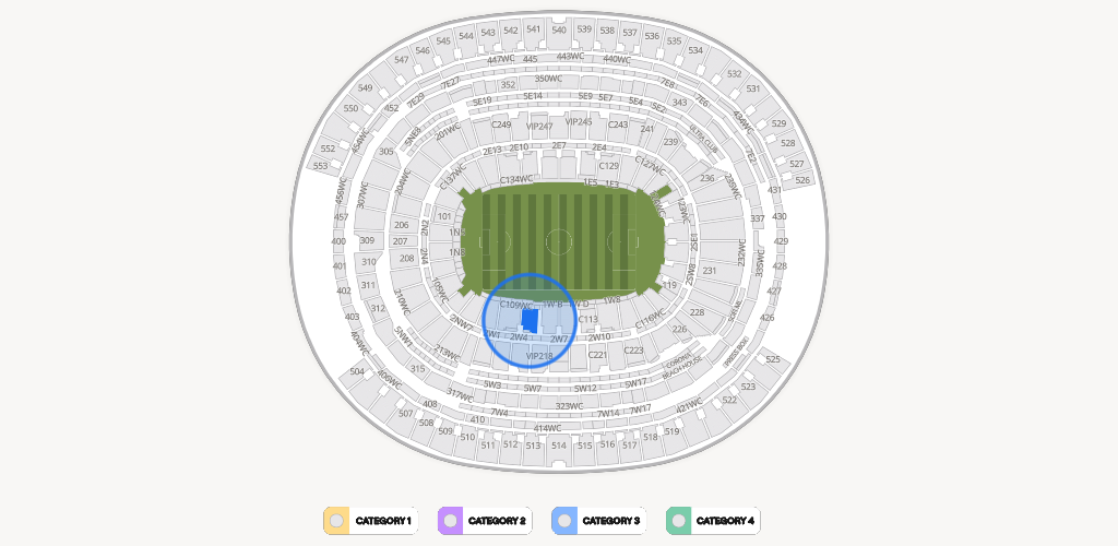 SoFi Stadium Seating Chart