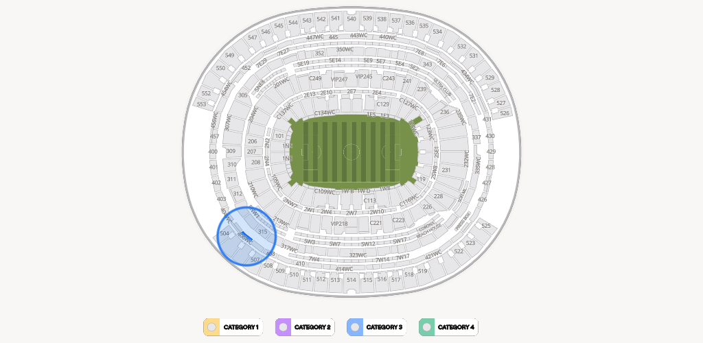 SoFi Stadium Seating Chart