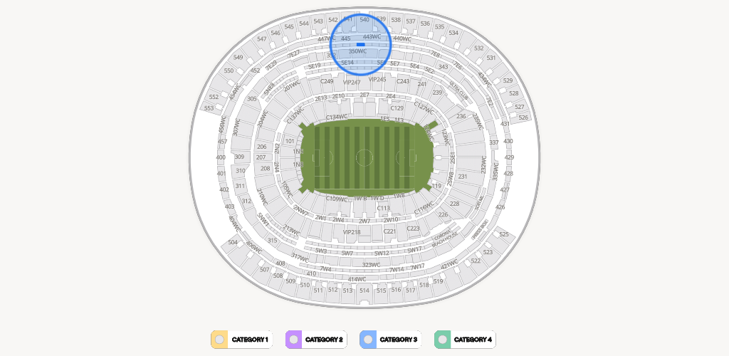 SoFi Stadium Seating Chart