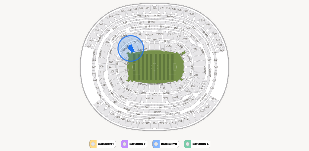 SoFi Stadium Seating Chart