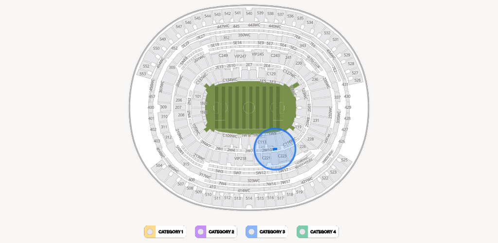 SoFi Stadium Seating Chart