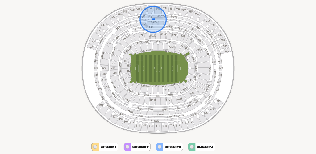 SoFi Stadium Seating Chart
