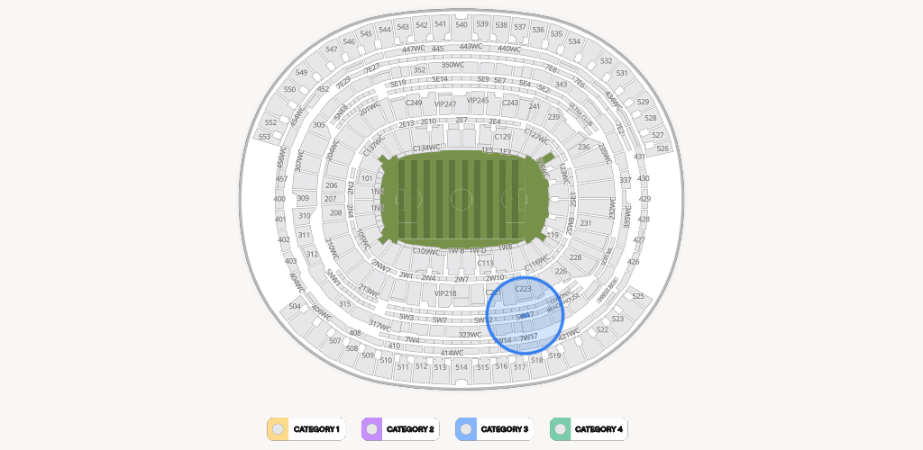 SoFi Stadium Seating Chart