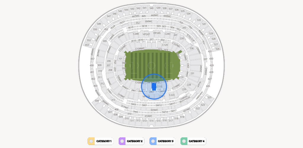 SoFi Stadium Seating Chart