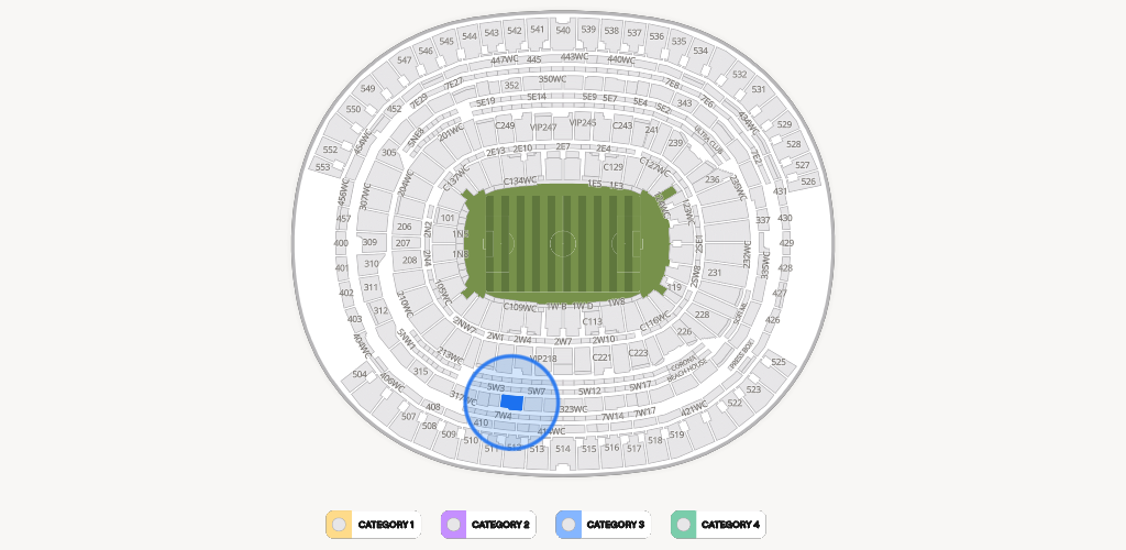 SoFi Stadium Seating Chart