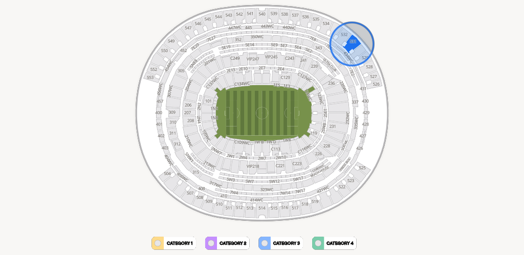 SoFi Stadium Seating Chart