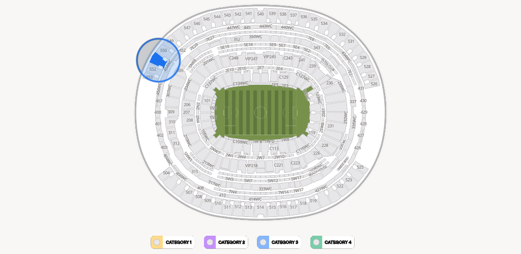 SoFi Stadium Seating Chart