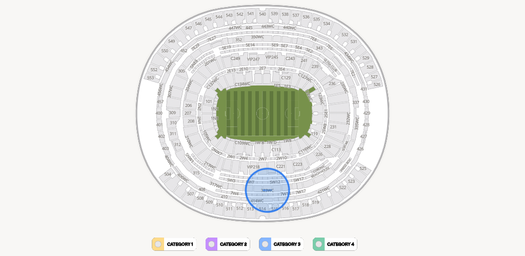 SoFi Stadium Seating Chart