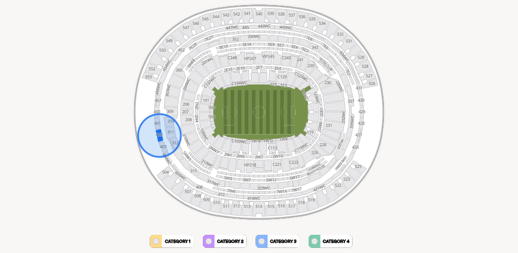 SoFi Stadium Seating Chart