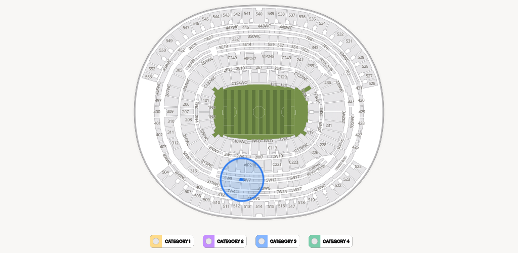 SoFi Stadium Seating Chart