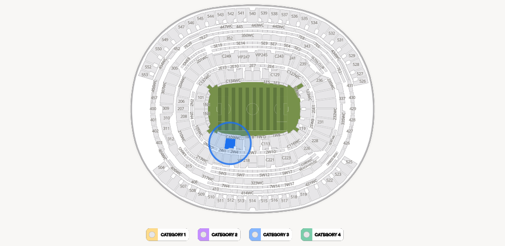 SoFi Stadium Seating Chart