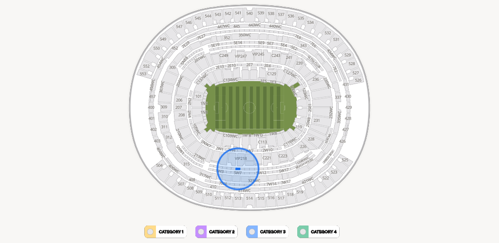 SoFi Stadium Seating Chart