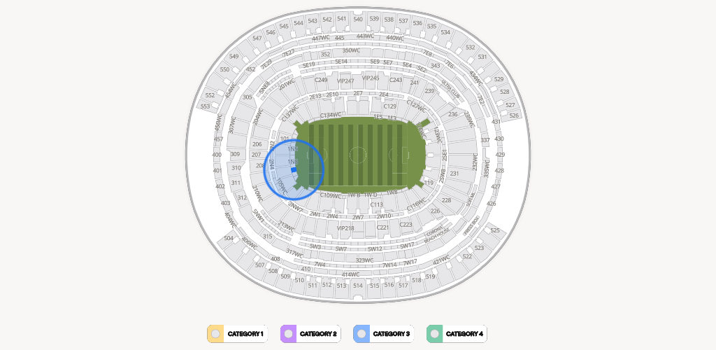 SoFi Stadium Seating Chart