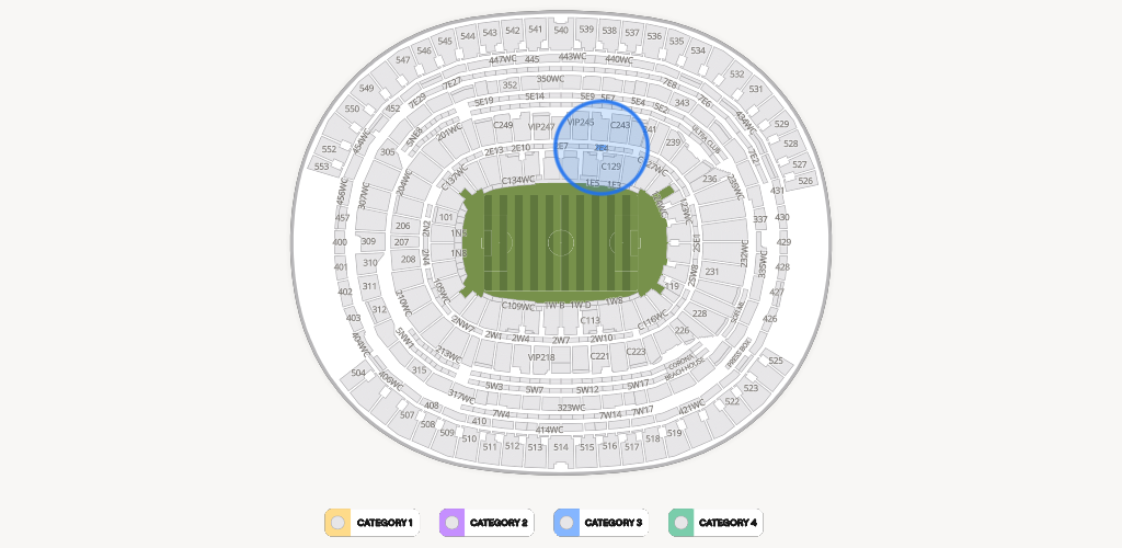 SoFi Stadium Seating Chart