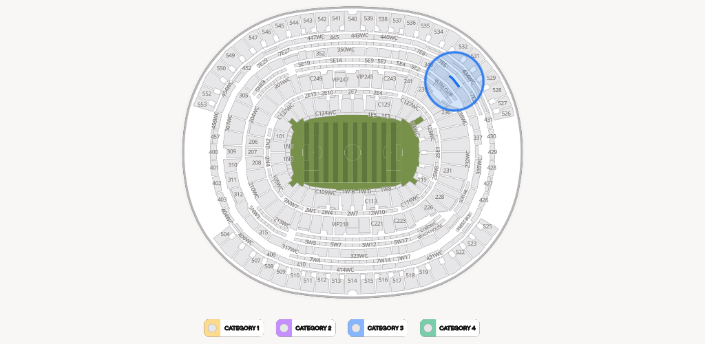 SoFi Stadium Seating Chart