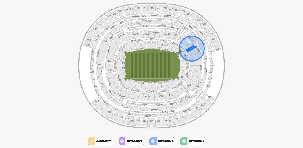 SoFi Stadium Seating Chart