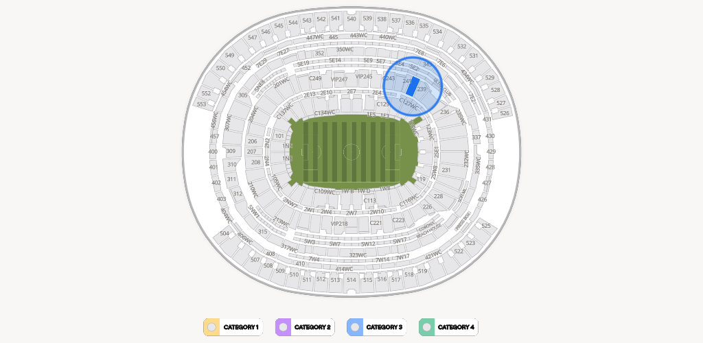 SoFi Stadium Seating Chart