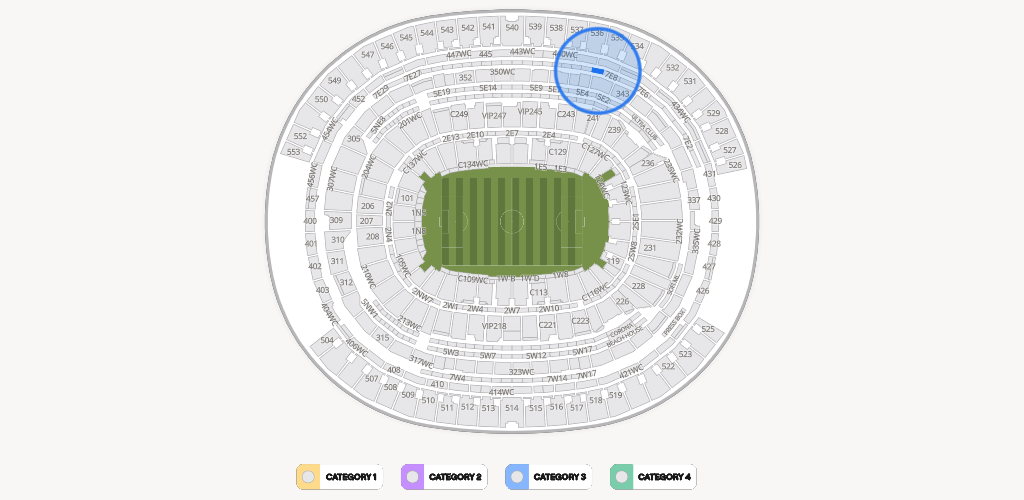SoFi Stadium Seating Chart