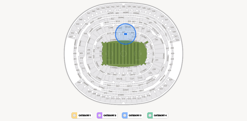 SoFi Stadium Seating Chart