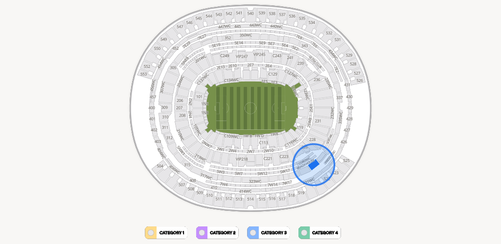 SoFi Stadium Seating Chart