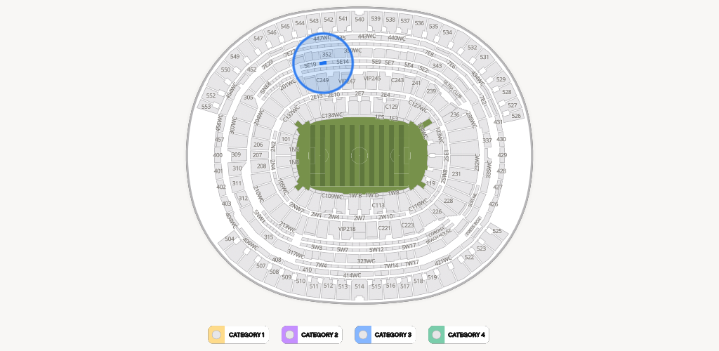 SoFi Stadium Seating Chart