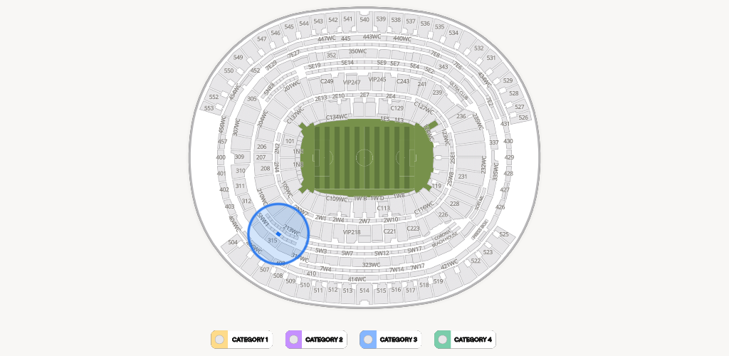 SoFi Stadium Seating Chart