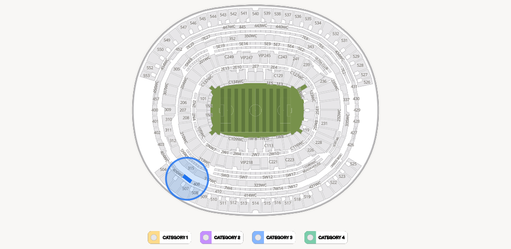 SoFi Stadium Seating Chart