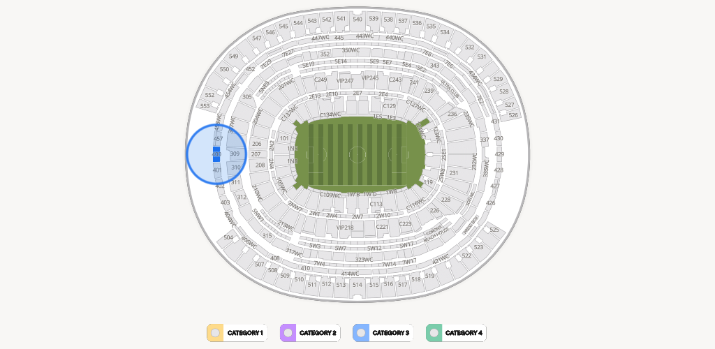 SoFi Stadium Seating Chart