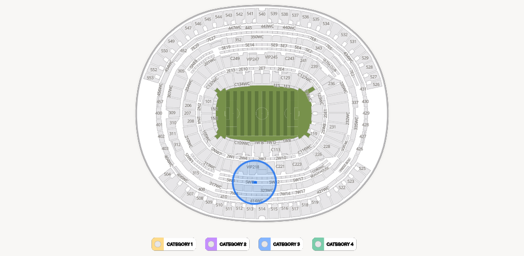 SoFi Stadium Seating Chart