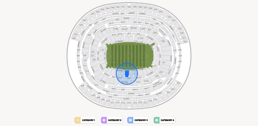 SoFi Stadium Seating Chart