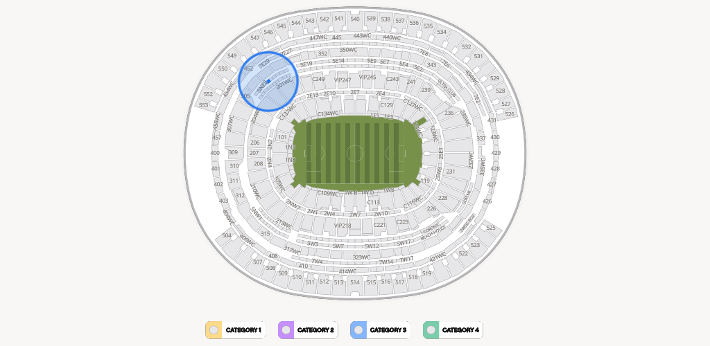 SoFi Stadium Seating Chart