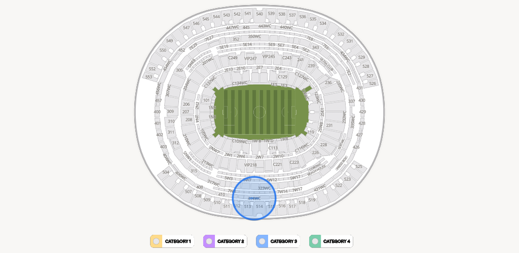 SoFi Stadium Seating Chart